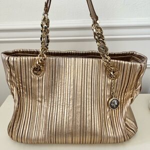 BVLGARI Lambskin Shoulder Bag